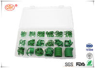 HNBR NB 70 O Ring Kit Box أخضر مقاومة جيدة للتآكل ومقاومة للدموع