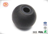 أسود مخصص نبر الصلبة الكرة المطاطية 5MM مع ثقب للآلة