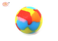 كرة مطاطية سيليكون ناعمة مقاومة للماء ملونة نطاط