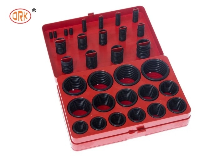 أسود 382pcs مانعة للتسرب NBR O Rings باللون الأحمر الأزرق الأصفر O Ring Kits للشاحنة