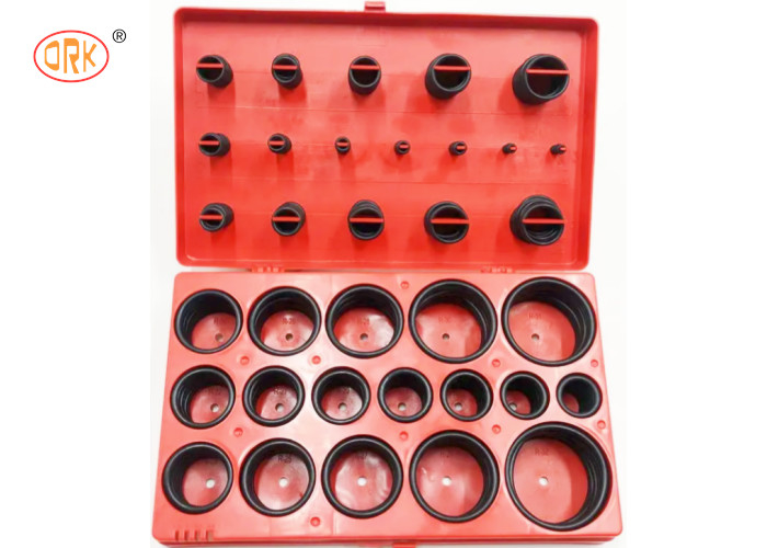 أسود 382pcs مانعة للتسرب NBR O Rings باللون الأحمر الأزرق الأصفر O Ring Kits للشاحنة