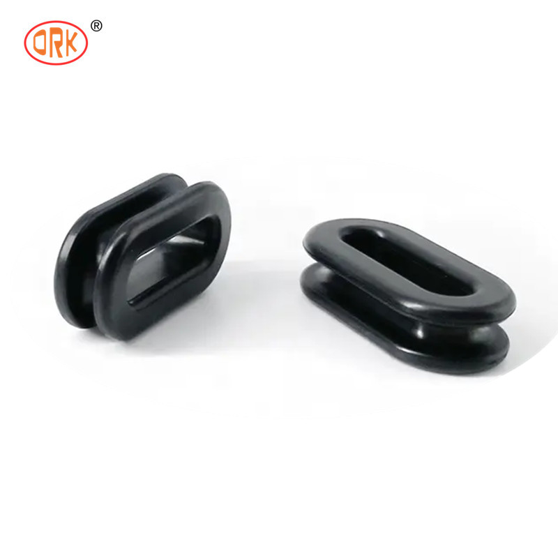 الصناعية الدرجة السيليكون المطاطية Grommets مع قوة السحب حماية الأسلاك المخصصة الكابل الكهربائي حماية