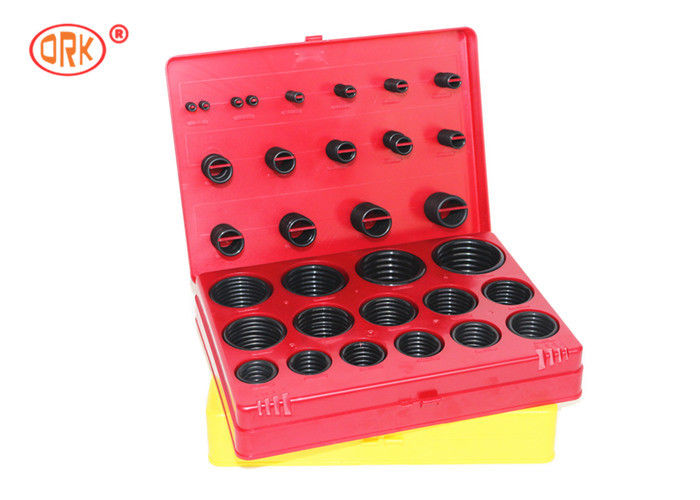 طقم صندوق دائري O - G AS568 Standard 30 Dimensions 382 Pieces NBR 70 Black